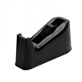 Plakbandhouder zwart (zwaar tafelmodel)